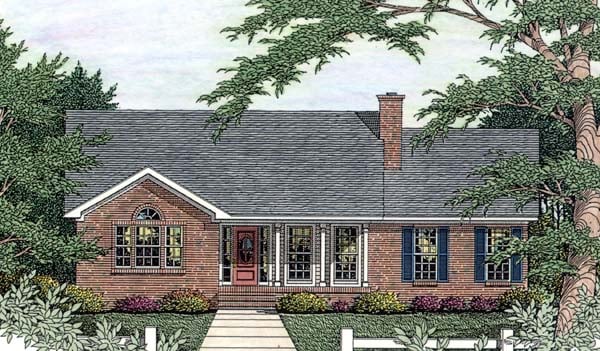 Plan 40028 | with 3 Bed, 2 Bath, 2 Car Garage