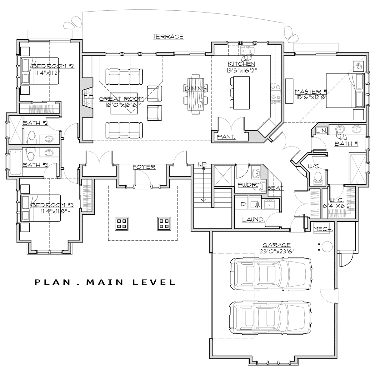 Plan 43328 | Compact Craftsman Lodge With Two Stories