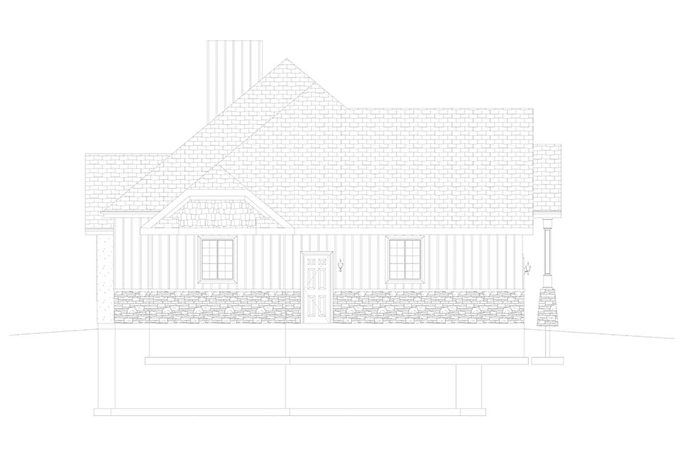 Craftsman, Traditional Plan with 5585 Sq. Ft., 3 Bedrooms, 5 Bathrooms, 2 Car Garage Picture 30