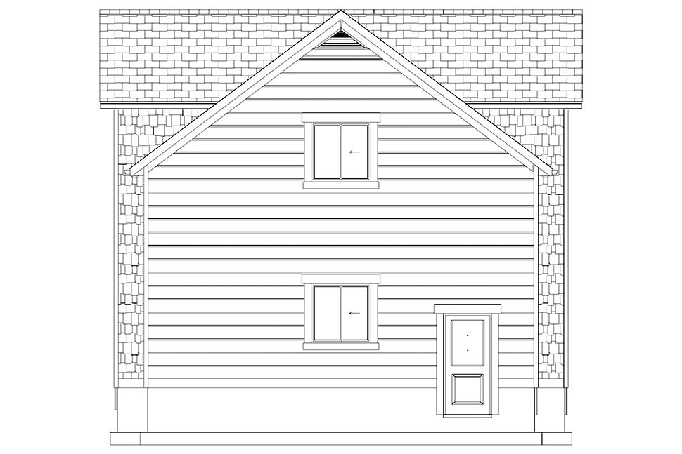 Country, Farmhouse, Traditional Plan with 1148 Sq. Ft., 2 Bathrooms, 3 Car Garage Picture 13