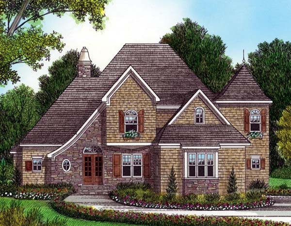 Plan 53797 | with 4 Bed, 4 Bath, 3 Car Garage