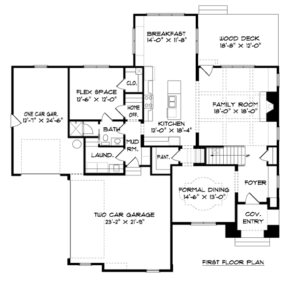 Plan 53853 | Tudor Style with 5 Bed, 4 Bath, 3 Car Garage