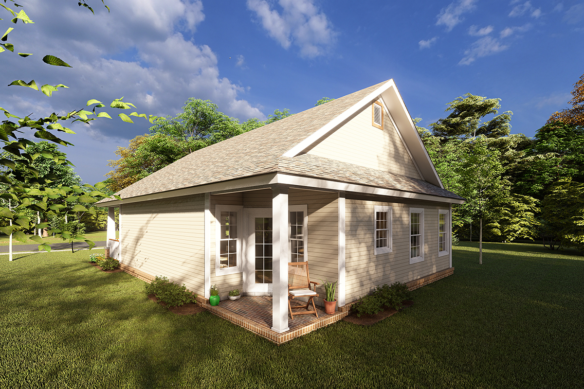 Plan 61448 | Traditional Style with 3 Bed, 2 Bath