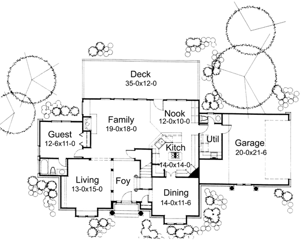 Plan 65864 | European Style with 5 Bed, 5 Bath, 2 Car Garage