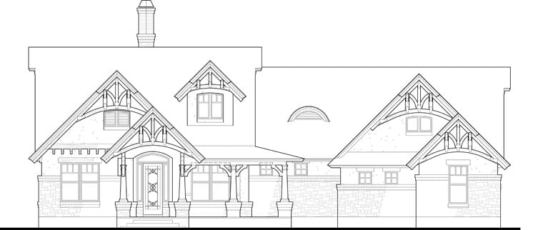 Bungalow, Cottage, Craftsman, Tuscan Plan with 1421 Sq. Ft., 3 Bedrooms, 2 Bathrooms, 2 Car Garage Picture 13