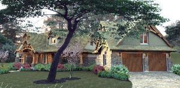 Bungalow, Cottage, Craftsman, Tuscan Plan with 1421 Sq. Ft., 3 Bedrooms, 2 Bathrooms, 2 Car Garage Picture 9