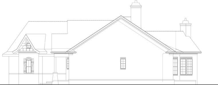 Ranch Plan with 2430 Sq. Ft., 3 Bedrooms, 3 Bathrooms, 2 Car Garage Picture 4