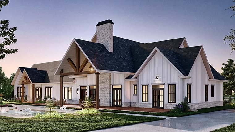 Plan 72263 | Craftsman-Style Modern Farmhouse with In-Law