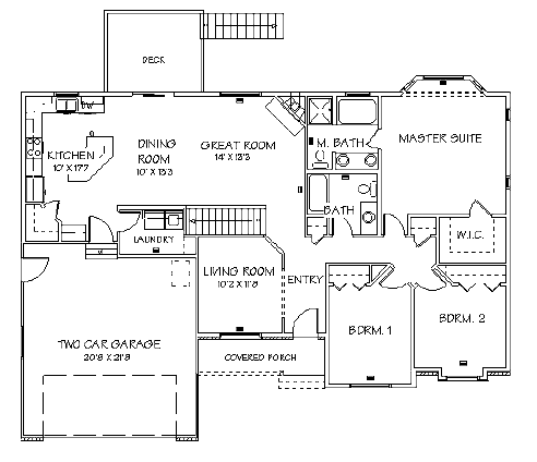 Plan 72419 | Traditional Style with 6 Bed, 3 Bath, 3 Car Garage