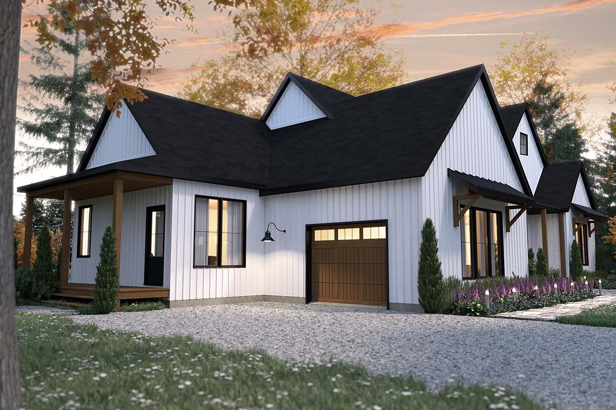 Cabin, Cottage, Country, Farmhouse, Ranch Plan with 1948 Sq. Ft., 2 Bedrooms, 3 Bathrooms, 1 Car Garage Picture 3