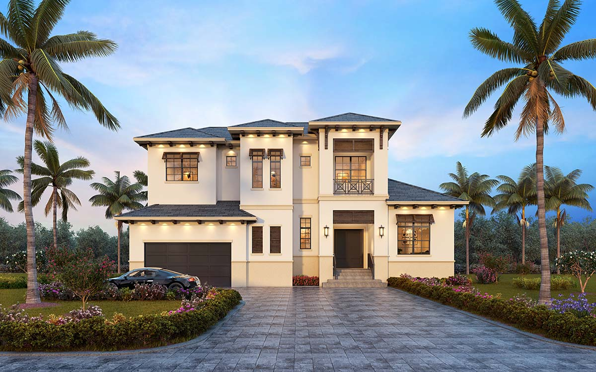 Plan 78149 | Contemporary Style with 3 Bed, 3 Bath, 2 Car Garage