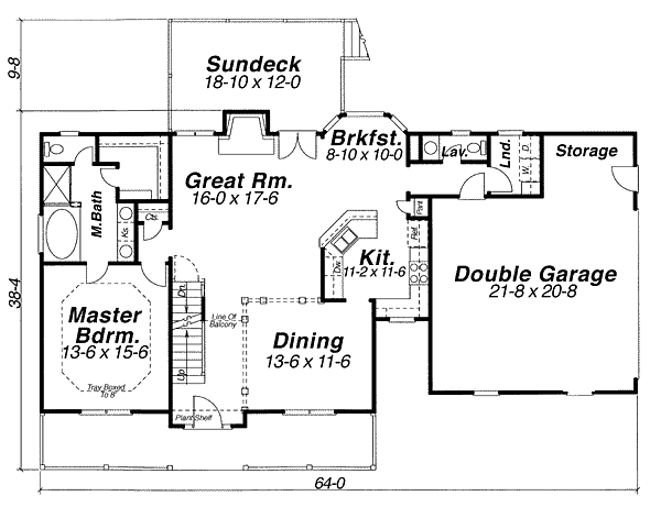 Plan 80178 | Farmhouse Style with 3 Bed, 3 Bath, 2 Car Garage