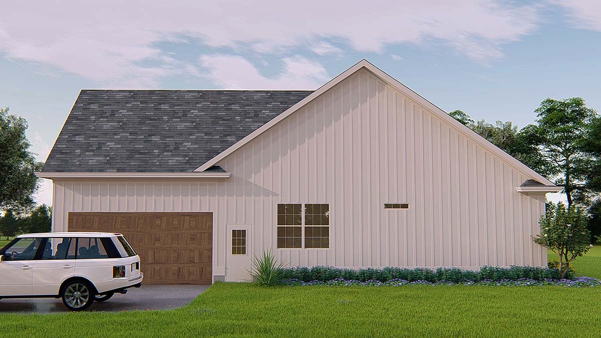 Cottage, Ranch, Traditional Plan with 2001 Sq. Ft., 3 Bedrooms, 2 Bathrooms, 2 Car Garage Picture 2