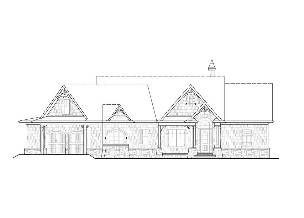 Craftsman, Ranch Plan with 2165 Sq. Ft., 3 Bedrooms, 3 Bathrooms, 2 Car Garage Picture 12