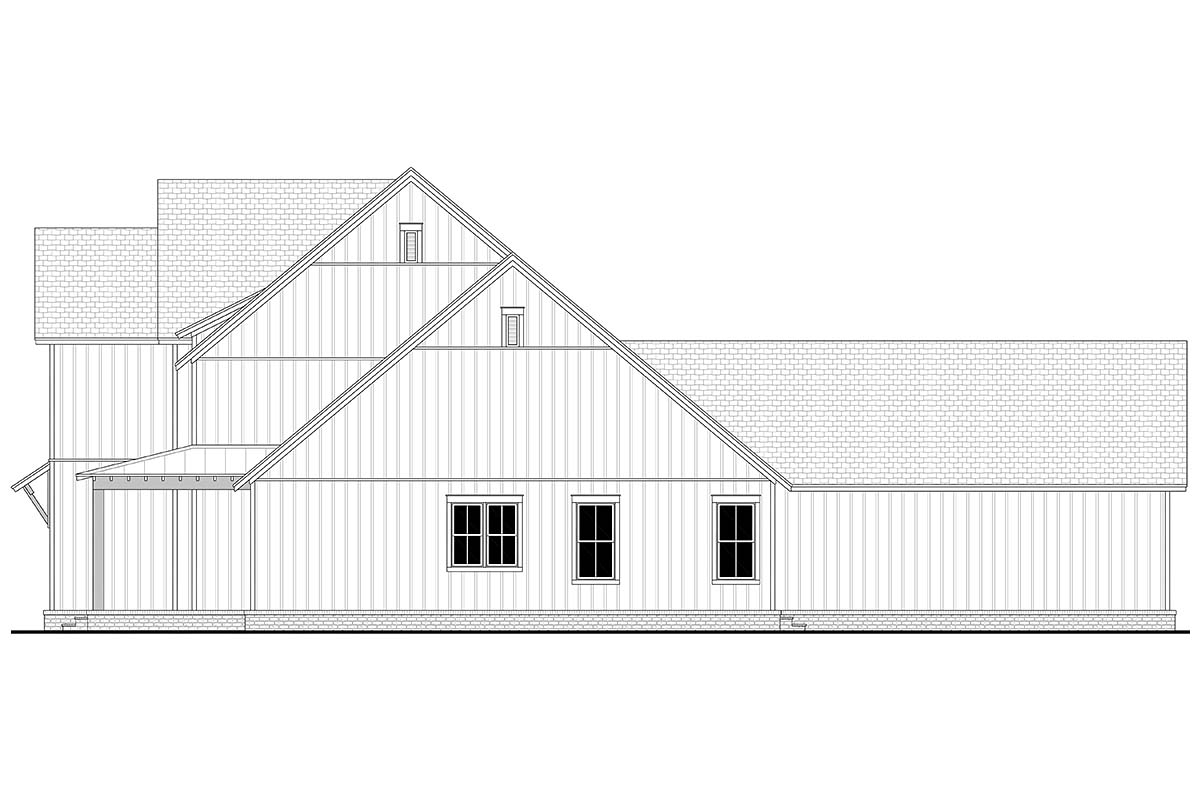 Country, Farmhouse, Southern, Traditional Plan with 3216 Sq. Ft., 4 Bedrooms, 4 Bathrooms, 2 Car Garage Picture 2