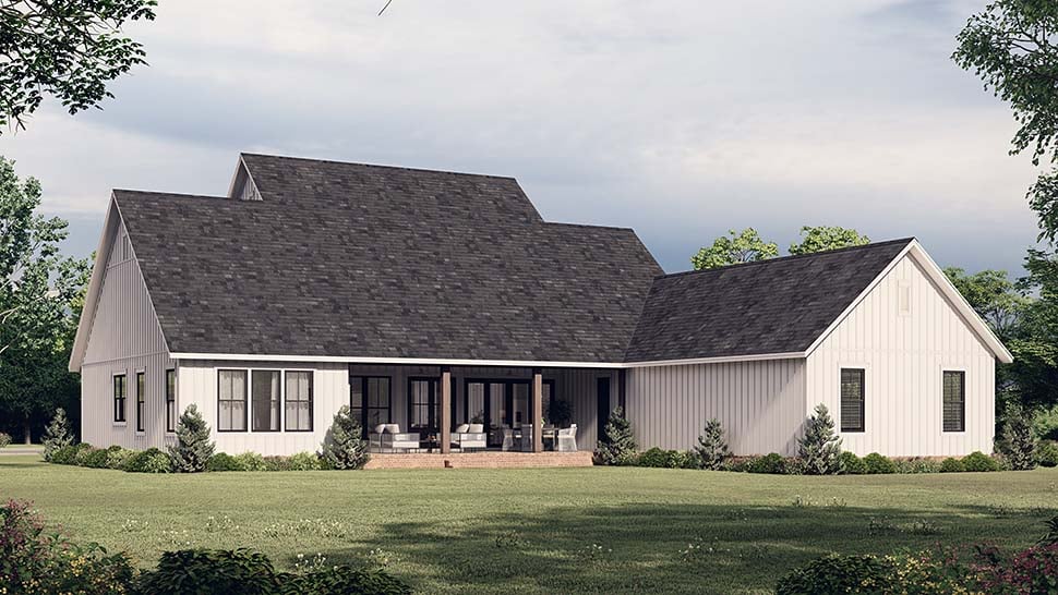 Country, Farmhouse, Southern, Traditional Plan with 3216 Sq. Ft., 4 Bedrooms, 4 Bathrooms, 2 Car Garage Picture 7