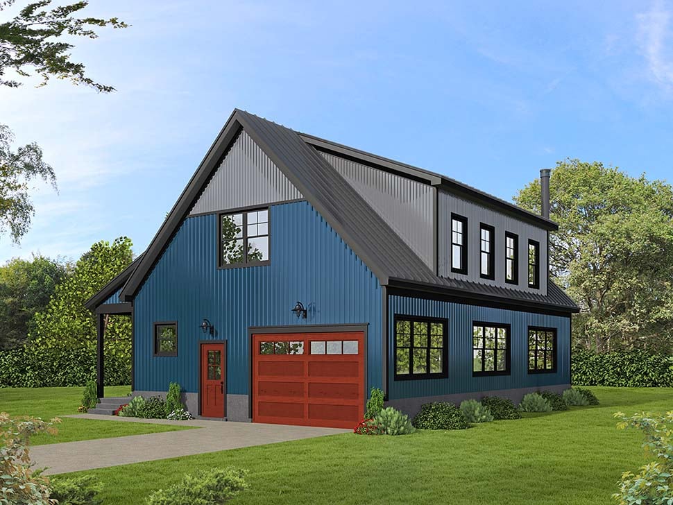 Contemporary, Modern Plan with 1770 Sq. Ft., 1 Bathrooms, 1 Car Garage Picture 5