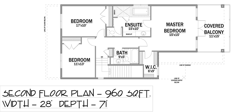 Plan 81118 Traditional Style With 3 Bed 3 Bath 2 Car Garage