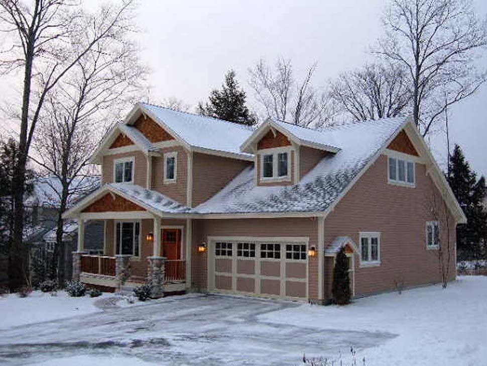 Craftsman, Traditional Plan with 1943 Sq. Ft., 3 Bedrooms, 3 Bathrooms, 3 Car Garage Picture 10