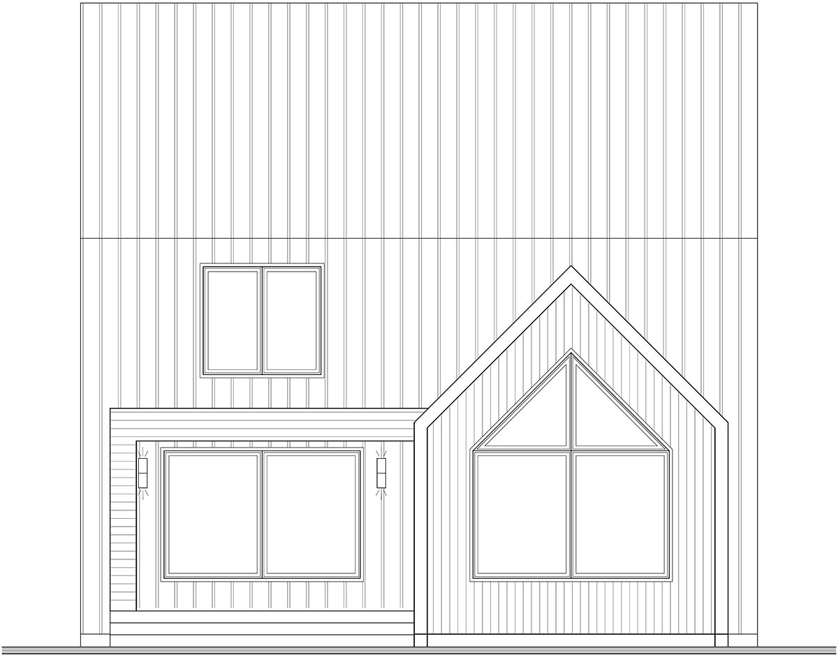Cabin, Contemporary, Cottage Plan with 3370 Sq. Ft., 4 Bedrooms, 4 Bathrooms Picture 2