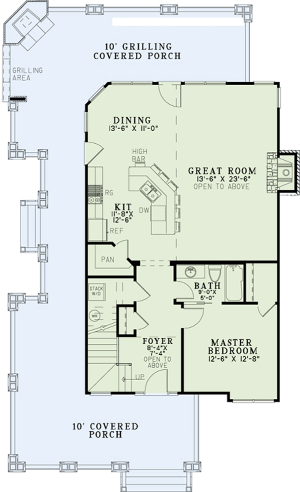 Craftsman Style with 3 Bed, 2 Bath - Plan 82251