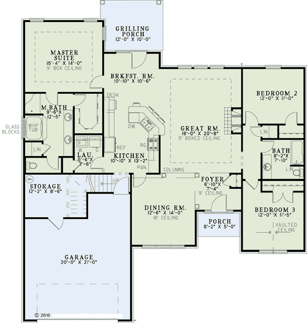 Plan 82278 | with 3 Bed, 2 Bath, 2 Car Garage