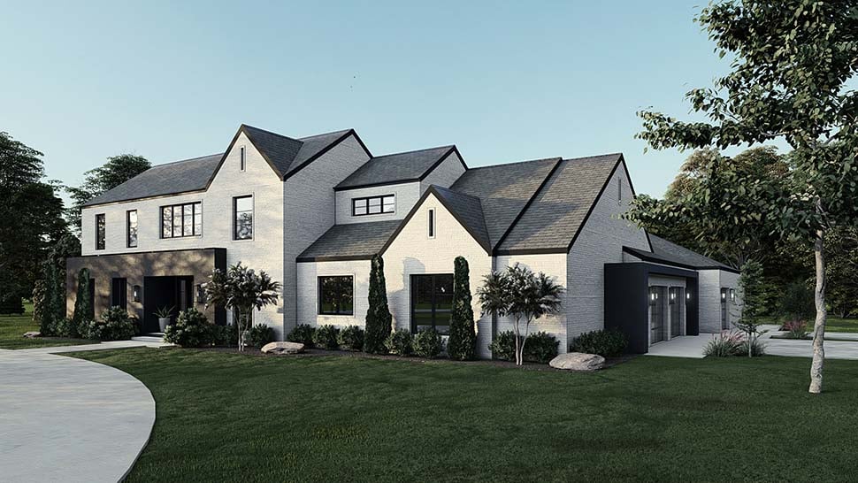 Contemporary, Modern Plan with 5293 Sq. Ft., 5 Bedrooms, 5 Bathrooms, 3 Car Garage Picture 3
