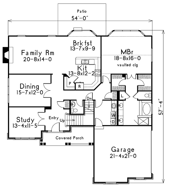 Plan 87314 | Country Style with 4 Bed, 4 Bath, 2 Car Garage