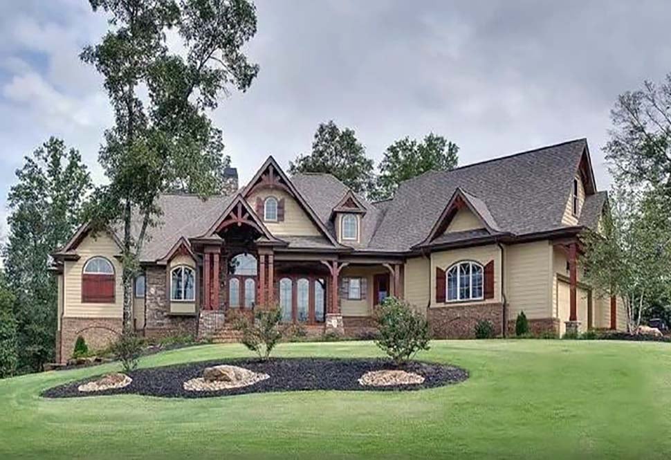 Craftsman, Tuscan Plan with 3572 Sq. Ft., 3 Bedrooms, 4 Bathrooms, 2 Car Garage Picture 3