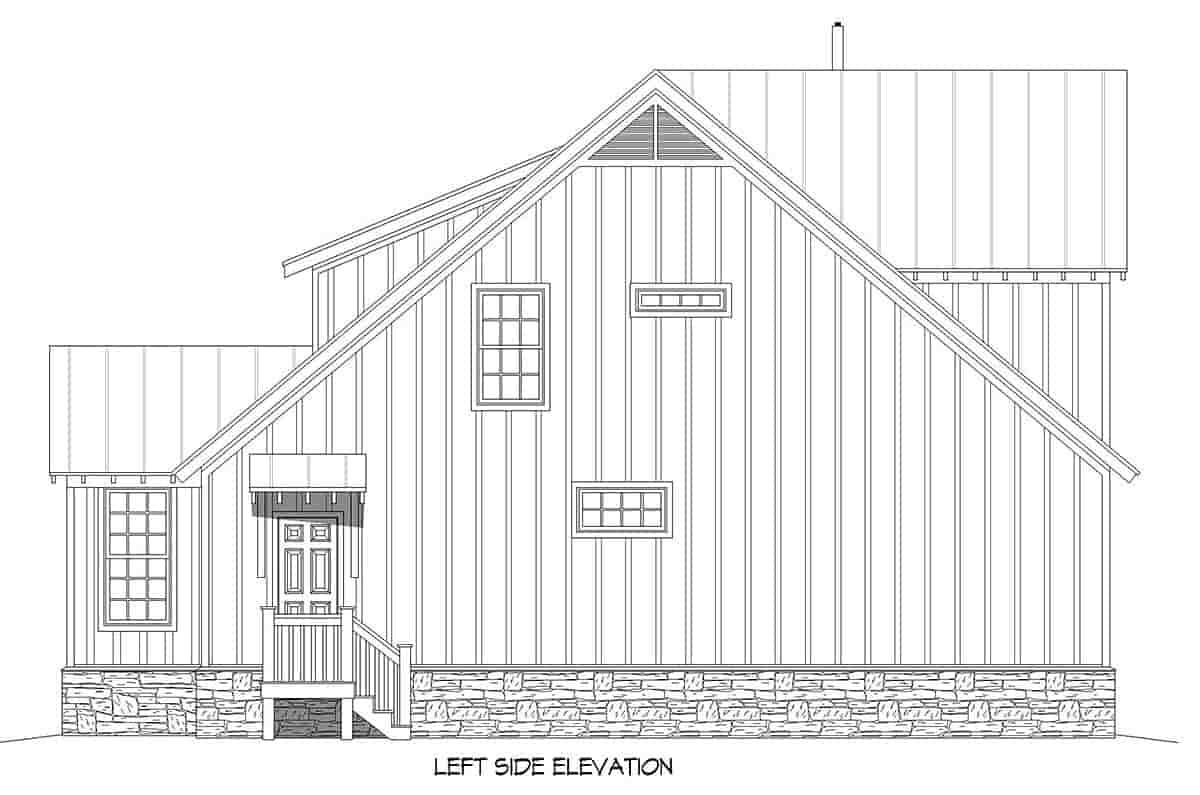 Cottage, Country, Farmhouse House Plan 40893 with 3 Beds, 3 Baths Picture 2