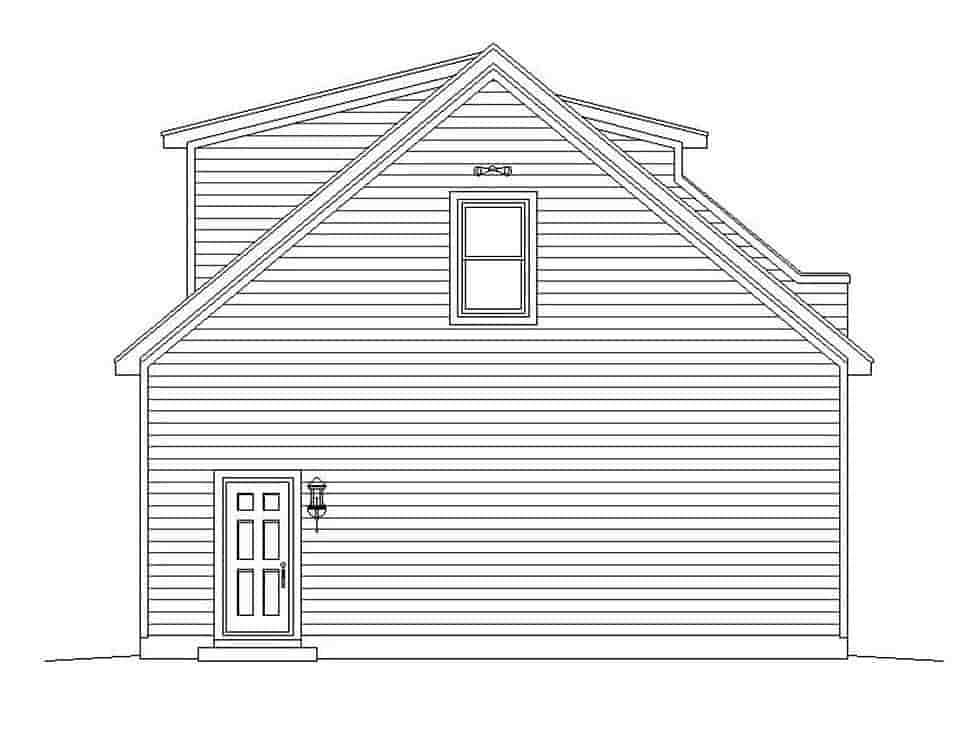 Coastal, Colonial, Country, Farmhouse, Traditional 3 Car Garage Plan 51692 Picture 1