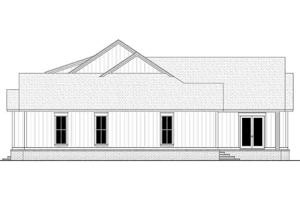Country, Craftsman, Farmhouse House Plan 51996 with 4 Beds, 4 Baths, 2 Car Garage Picture 1