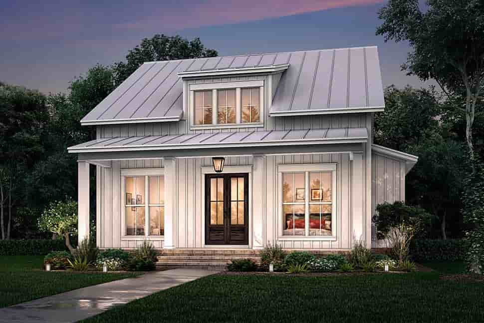 Cottage, Country, Farmhouse House Plan 56721 with 2 Beds, 2 Baths Picture 4