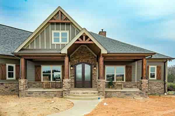 Cottage, Country, Craftsman House Plan 60028 with 4 Beds, 4 Baths, 3 Car Garage Picture 3