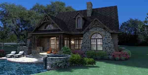 Cottage, Craftsman, Tuscan House Plan 65866 with 3 Beds, 3 Baths, 2 Car Garage Picture 5
