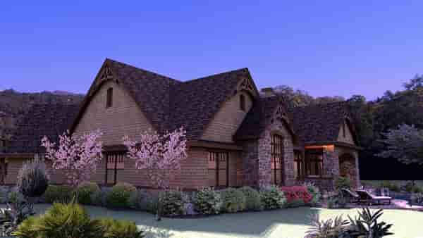 Craftsman, Tuscan House Plan 65888 with 3 Beds, 3 Baths, 2 Car Garage Picture 6