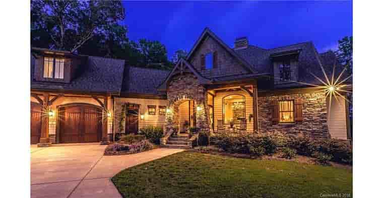 Cottage, Craftsman, Tuscan House Plan 75134 with 4 Beds, 4 Baths, 2 Car Garage Picture 1