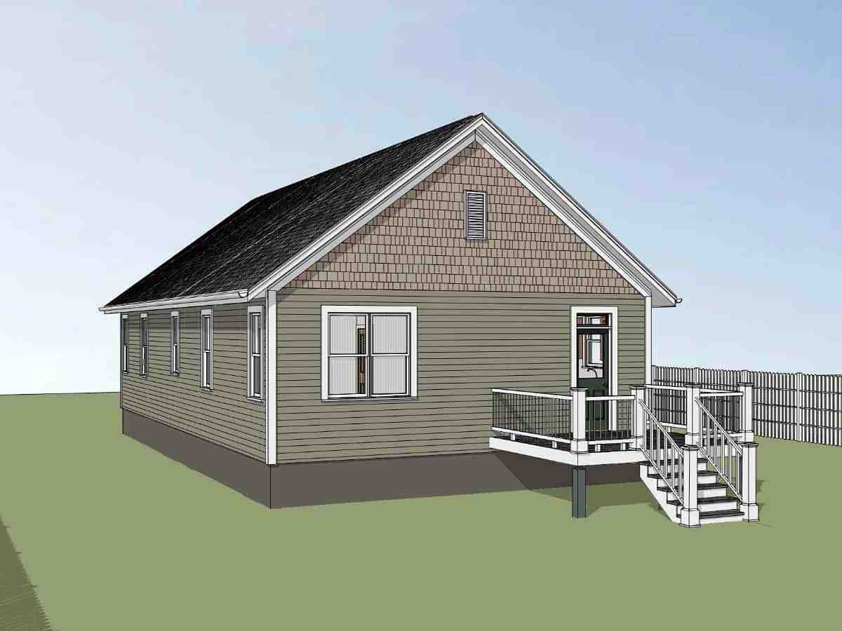Bungalow, Cottage House Plan 75542 with 2 Beds, 2 Baths Picture 1