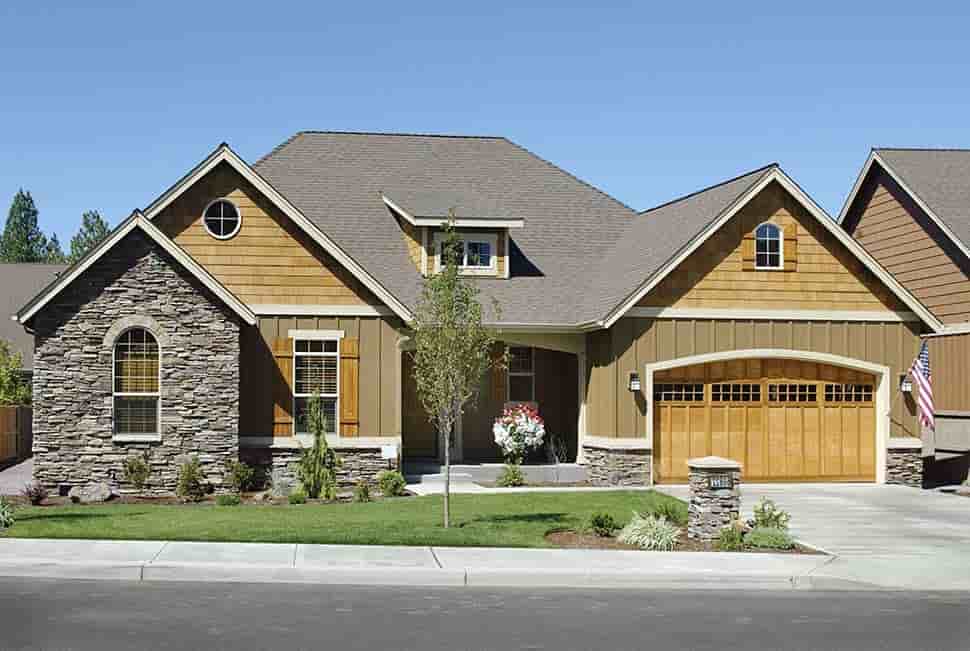 Bungalow, Craftsman House Plan 81227 with 3 Beds, 2 Baths, 3 Car Garage Picture 10