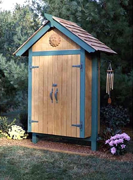 Mini Garden Shed Woodworking Plan