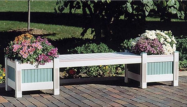 Classic Planter and Bench Woodworking Plan - Product Code DP-00109