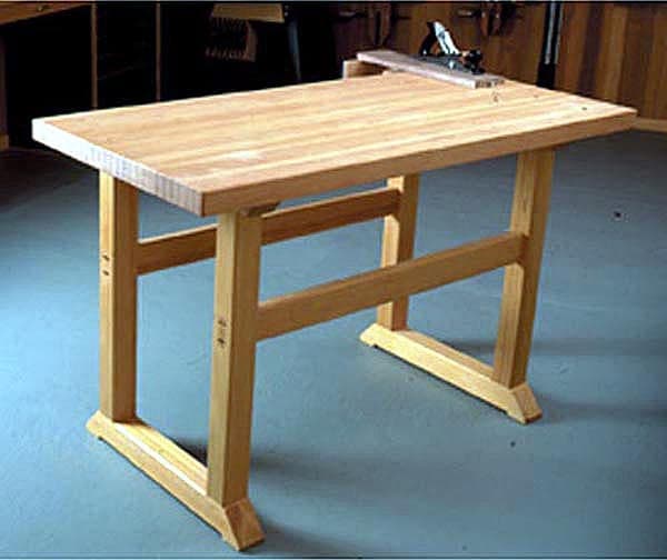 Simple-to-Build Workbench Woodworking Plan - DP-00134