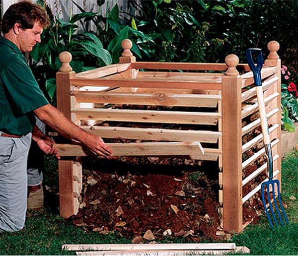 Compost Crib Woodworking Plan - Product Code DP-00165