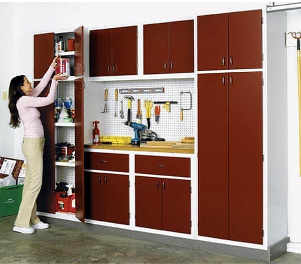 Utility Cabinet System for your Basement or Garage Woodworking Plan - Product Code DP-00182