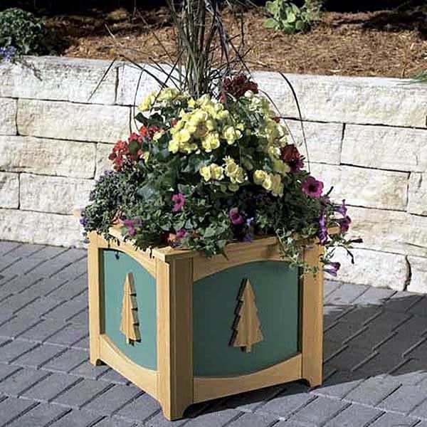 Patio-Perfect Planter Box Woodworking Plan - Product Code DP-00265