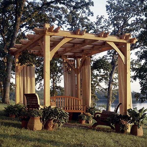 Build-to-Suit Pergola Woodworking Plan - Product Code DP-00327