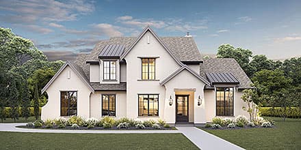 Contemporary, European, Farmhouse, Traditional House Plan 100124 with 4 Beds, 3 Baths, 2 Car Garage