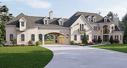 European, French Country House Plan 72226 with 4 Beds, 4 Baths, 5 Car Garage