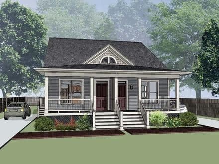 Multi-Family Plan 72786 with 4 Beds, 4 Baths
