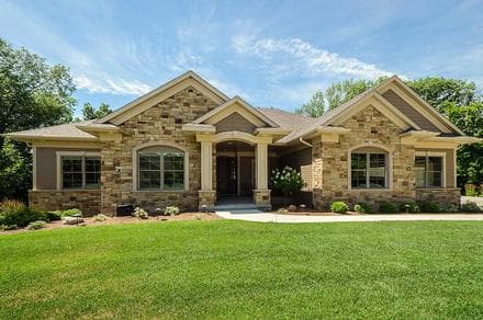 Country, Craftsman, Ranch, Traditional House Plan 75489 with 5 Beds, 5 Baths, 4 Car Garage